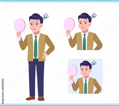 Young man with a tie