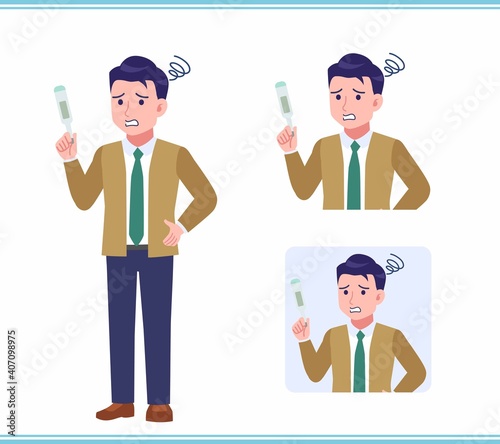 Young man with a tie