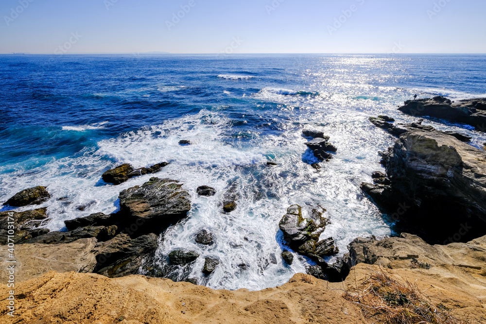 Obraz premium 神奈川県城ヶ島の海岸