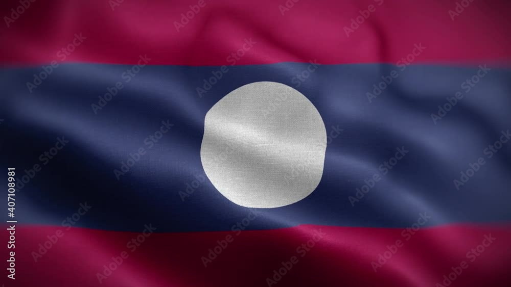 Laos Flag Textured Waving Front Background HD Laos Flag Textured Waving Front Background HD