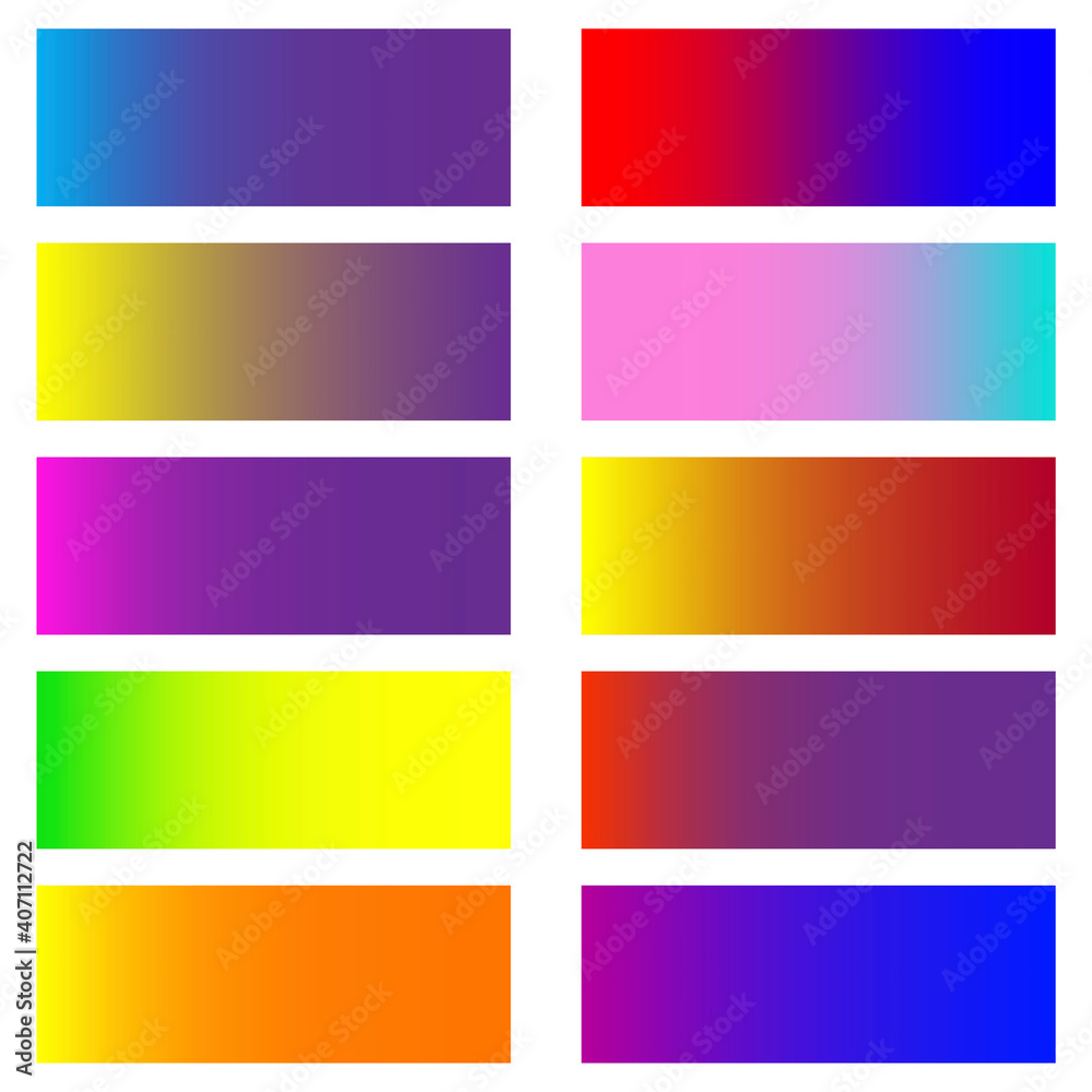 Color palette rectangles in flat style. Flat design vector. Seamless pattern. Stock image.