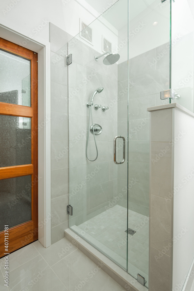 Glass Shower and Sauna Glass Shower and Sauna