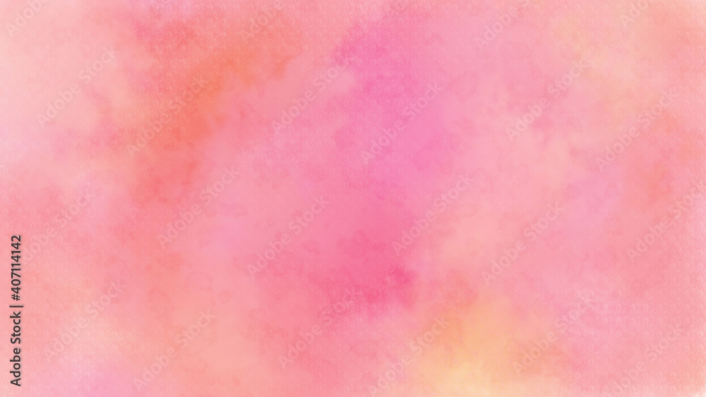 warm pink watercolor abstract background