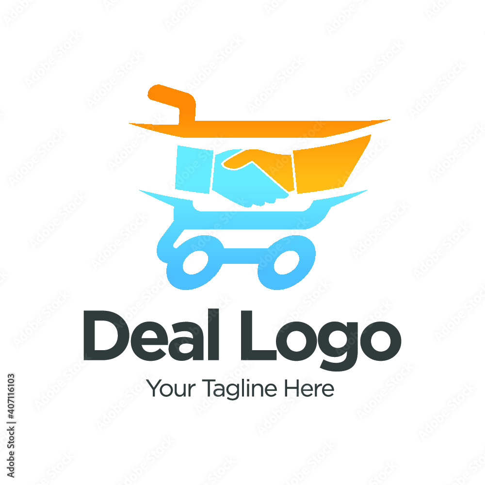 Deal logo. hand shake icon logo design. Deal logo. hand shake icon logo design.