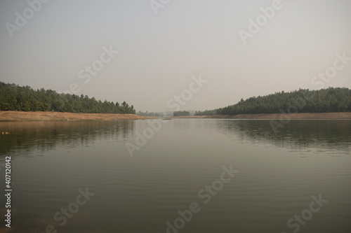 talberia lake at bankura west bengal, india