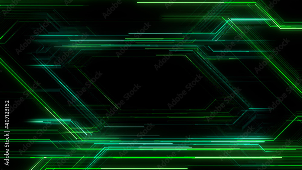 Digital Circuit Network Technology internet data space 3D illustration Digital Circuit Network Technology internet data space 3D illustration