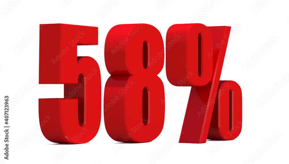 58 Percent off 3d Sign on White Background, Special Offer 58% Discount Tag, Sale Up to 58 Percent Off,big offer, Sale, Special Offer Label, Sticker, Tag, Banner, Advertising, offer Icon 58 Percent off 3d Sign on White Background, Special Offer 58% Discount Tag, Sale Up to 58 Percent Off,big offer, Sale, Special Offer Label, Sticker, Tag, Banner, Advertising, offer Icon