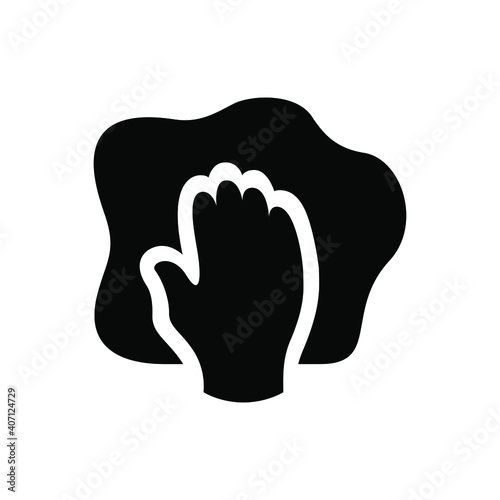 Cleaning rag icon