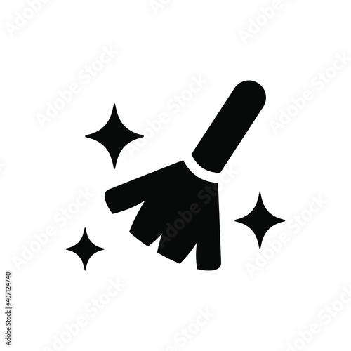 Cleaning broom icon