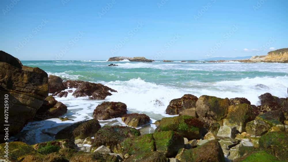 Rocky coast of the sea at Pescadero State Beach, California 12 Rocky coast of the sea at Pescadero State Beach, California 12