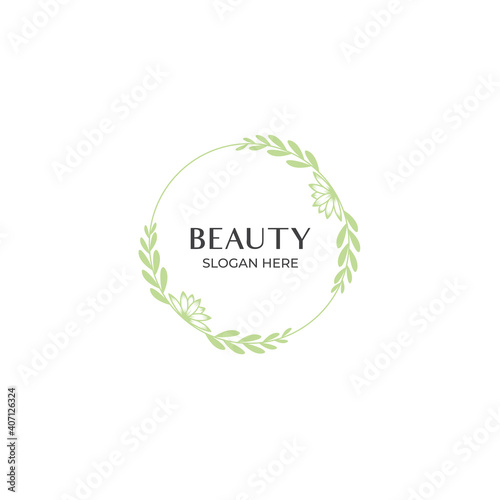 floral logo template