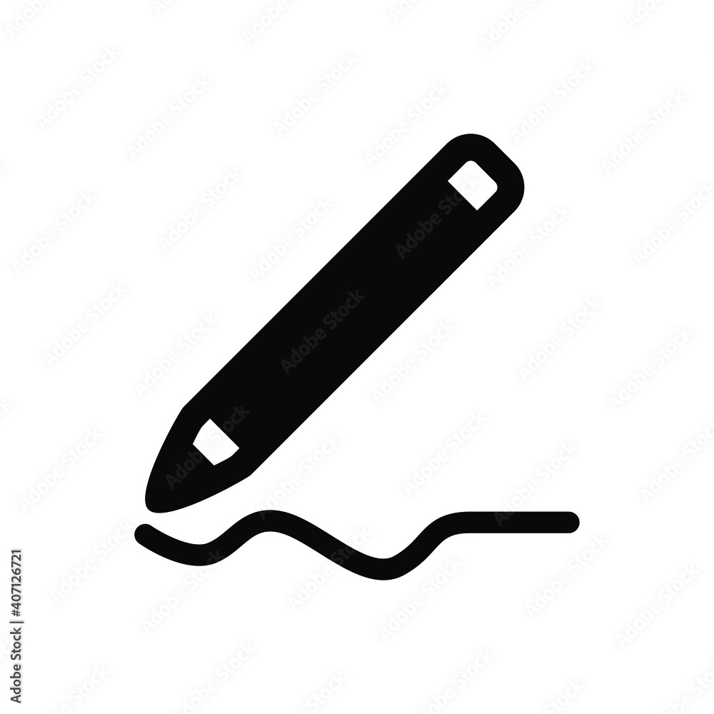 Writing icon vector graphic illustration Writing icon vector graphic illustration