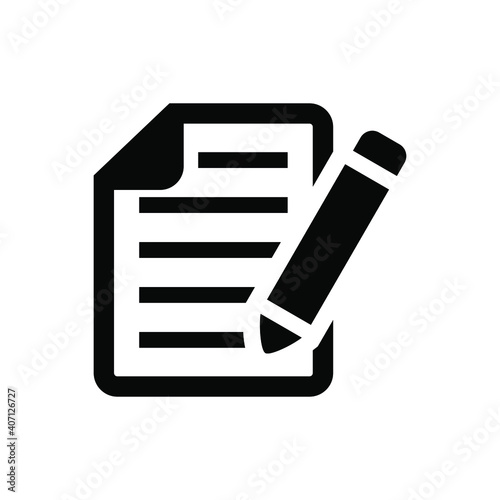 Write icon vector graphic illustration