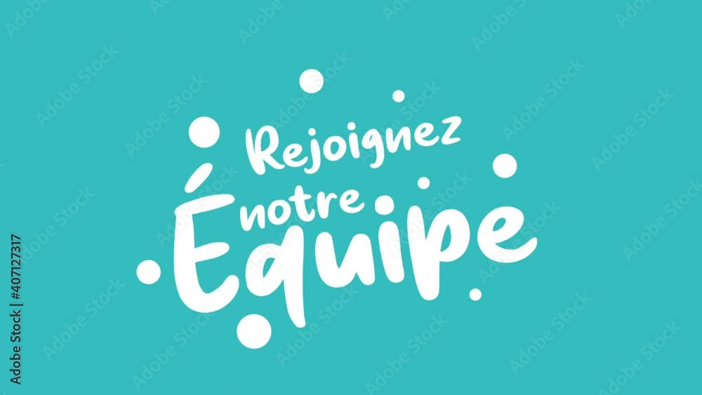 rejoignez notre équipe rejoignez notre équipe