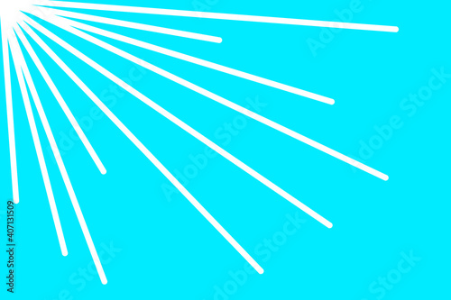 aqua color and white lines abstract background.  