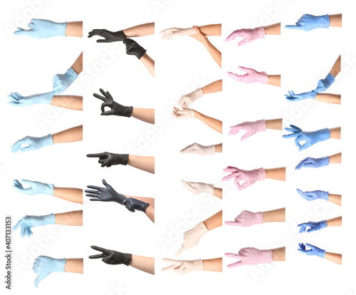 Gesturing hands in protecti...