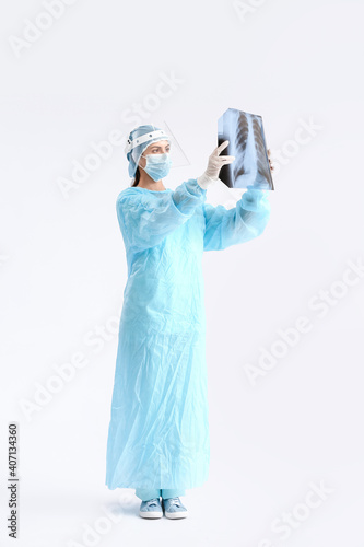 Portrait of female surgeon ...