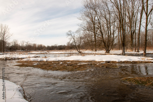 Ontario river in December