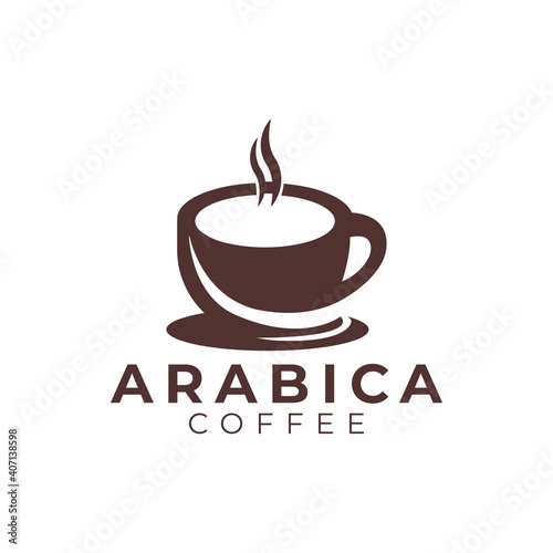 Coffee  coffee shop logo design template