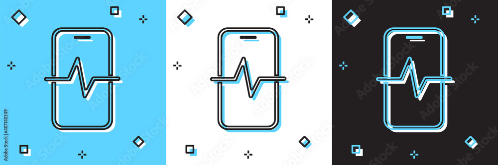 Set Phone repair service icon isolated on blue and white, black background. Adjusting, service, setting, maintenance, repair, fixing. Vector. Set Phone repair service icon isolated on blue and white, black background. Adjusting, service, setting, maintenance, repair, fixing. Vector.