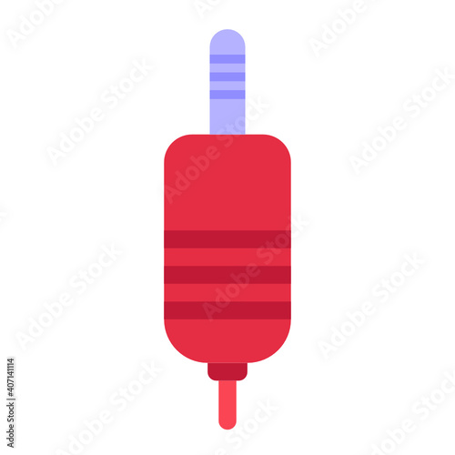 Coaxial Connector Icon - Illustration