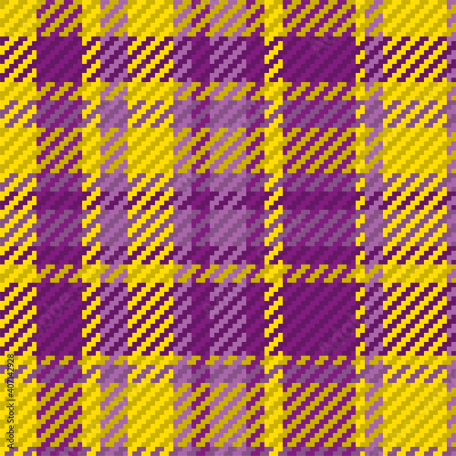 Seamless pattern of scottish tartan plaid. Repeatable background with check fabric texture. Vector backdrop striped textile print.