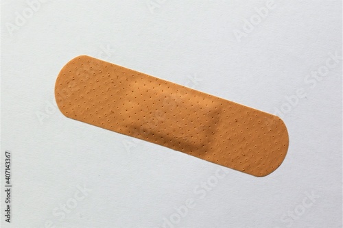 adhesive bandage on a white background