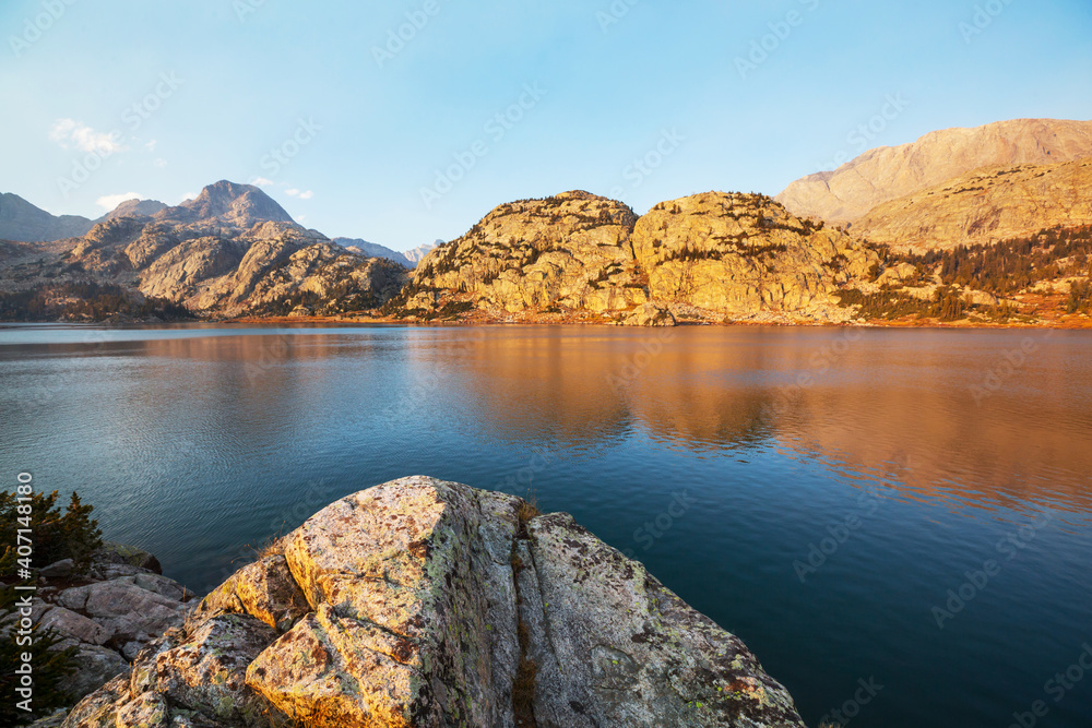 Fototapeta premium Mountains lake