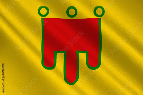 Flag of Auvergne is a former administrative region of France photo