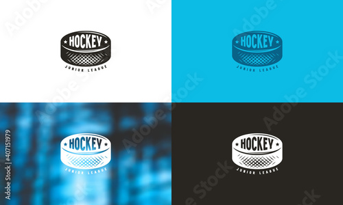 Emblem for ice hockey junior league