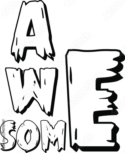 KEEP YOUR CHIN UP typography quotes