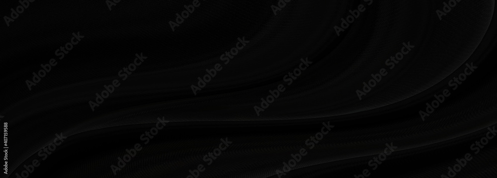 Black gray satin dark fabric texture luxurious shiny that is abstract silk cloth background with patterns soft waves blur beautiful. Black gray satin dark fabric texture luxurious shiny that is abstract silk cloth background with patterns soft waves blur beautiful.
