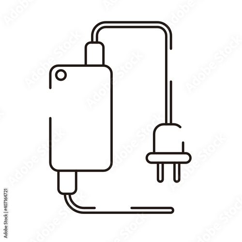 Computer Hardware Icons. Vector Illustration. 