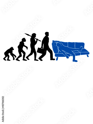 Faul sein Evolution 