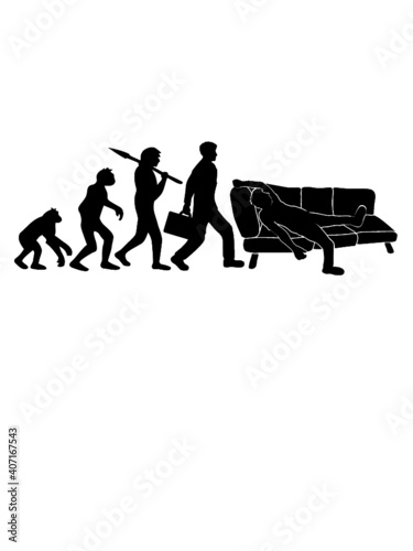 Evolution Faul sein 