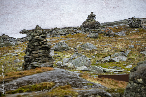 Peer Gynt Trail plateau in norway  photo