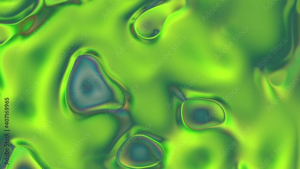 Closeup of Abstract Chromatic fluid waves background. Liquid holographic colorful texture background. Highly-textured. High quality details.