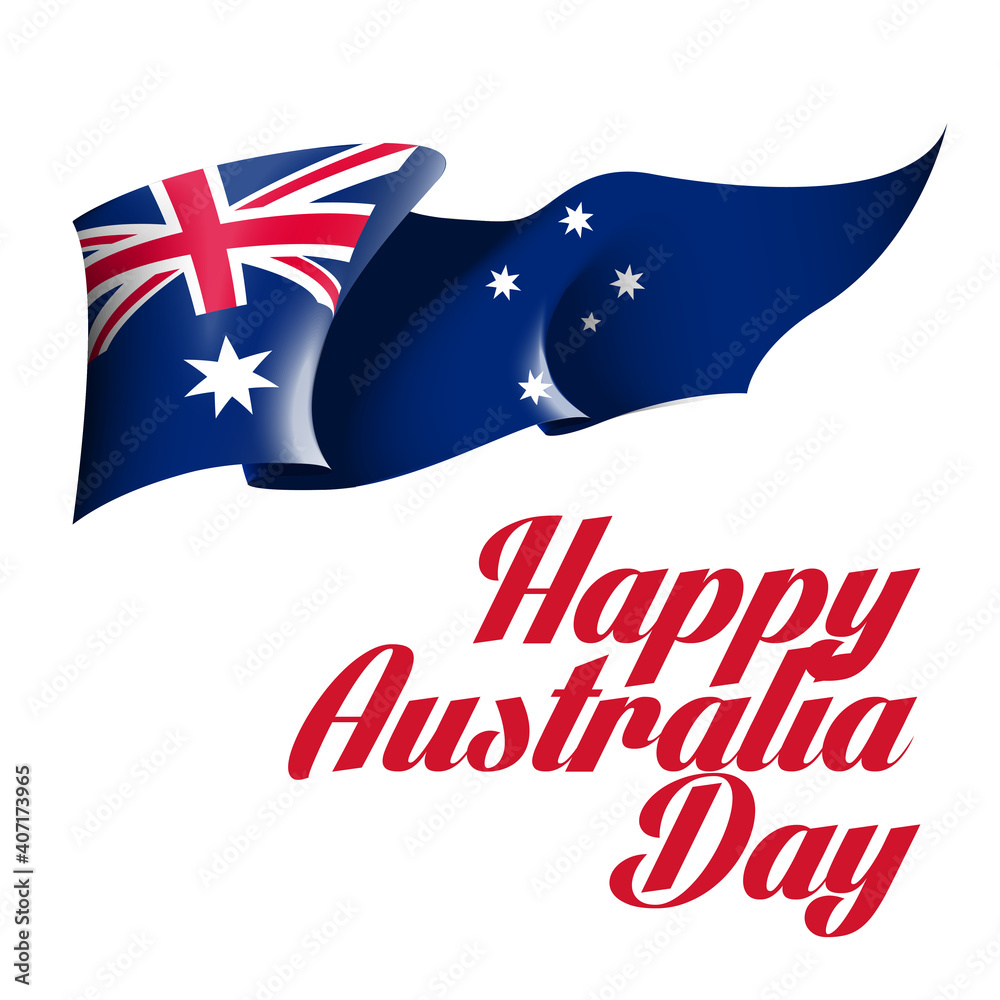 illustration festive banner with state flag of The Commonwealth of