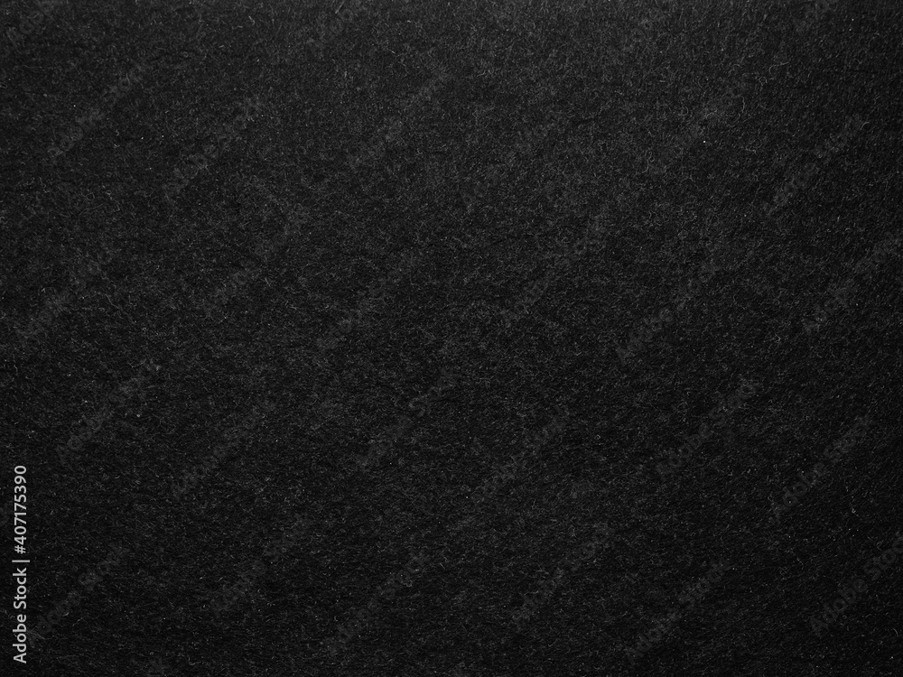 horizontal fabric background: close-up black felt