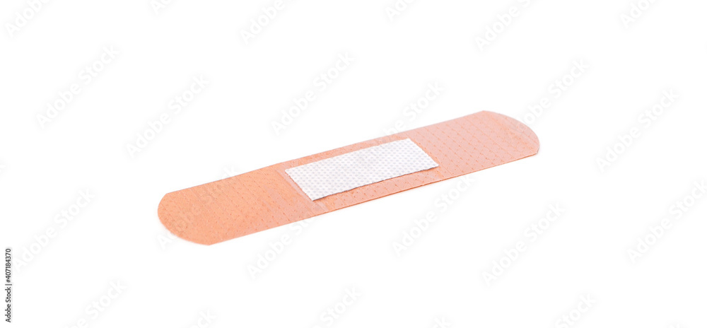 Adhesive bandage isolated on white background Adhesive bandage isolated on white background