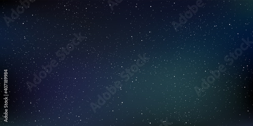 Astrology horizontal star universe background. The night with nebula in the cosmos. Milky way galaxy in the infinity space. Starry night with shiny stars in the sky. Vector illustration.