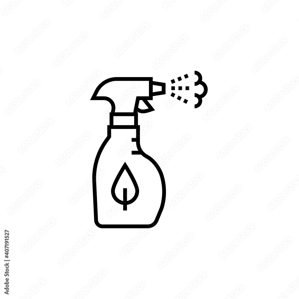 Cleaning agent icon. Eco spray vector illustration. Cleaning agent icon. Eco spray vector illustration.