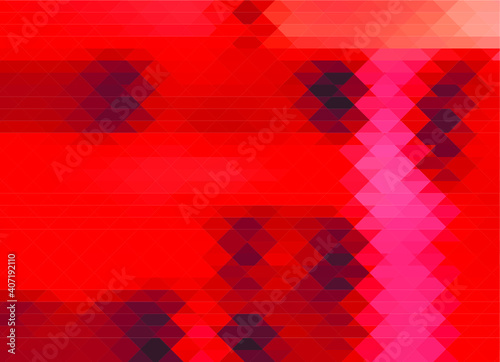 red abstract geometric background.  red  Grid Mosaic Background