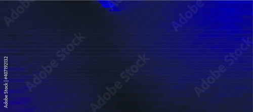 blue abstract geometric background.  Blue Grid Mosaic Background