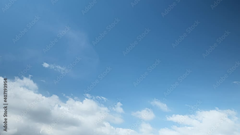 4K Time lapse, beautiful sky with clouds background, Sky with clouds weather nature cloud blue, Blue sky with clouds and sun, Clouds At Sunrise.