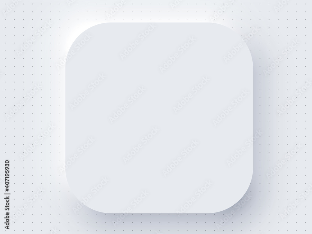 Application Realistic Apple Icon Blank Template Mockup White - obrazy, fototapety, plakaty 