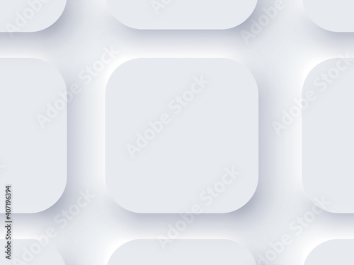Application Realistic Apple Icon Blank Set Template Mockup photo