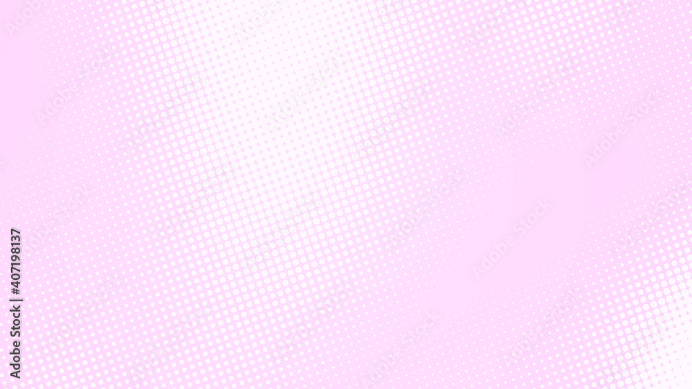 Dot pink white pattern gradient texture background. Abstract pop art halftone and retro style. Dot pink white pattern gradient texture background. Abstract pop art halftone and retro style.
