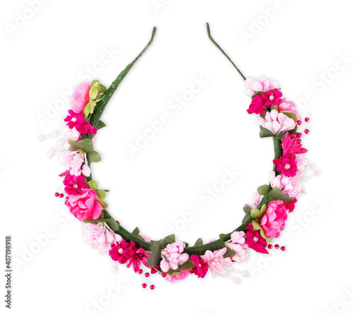 Wreath of flowers tender wedding handmade
