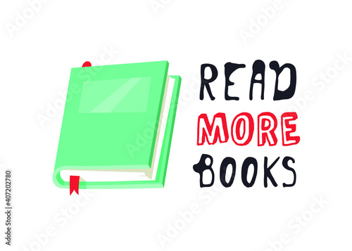 Cartoon drawing book for Student and Quote. Hand drawn school object and Text. Actual Vector illustration about Reading. Creative art work 
